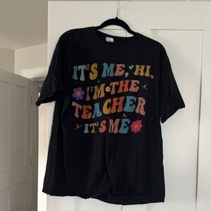 Taylor Swift Inspired Graphic Teacher T-Shirt